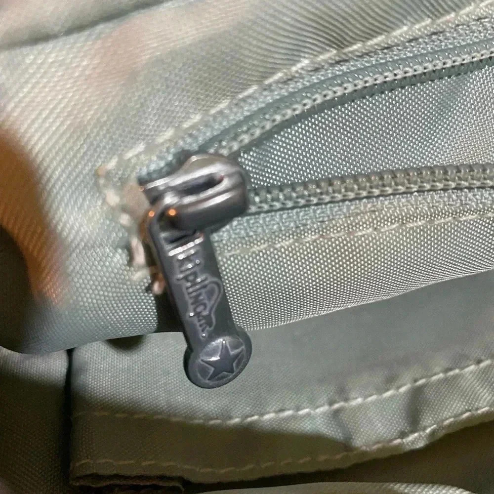 Kipling gray nylon crossbody handbag - Picture 11 of 15